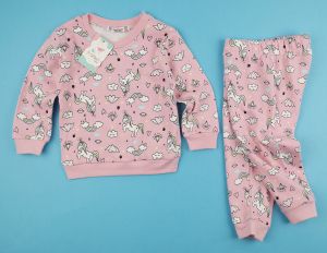 Розова пижама еднорози от 9 до 36м.