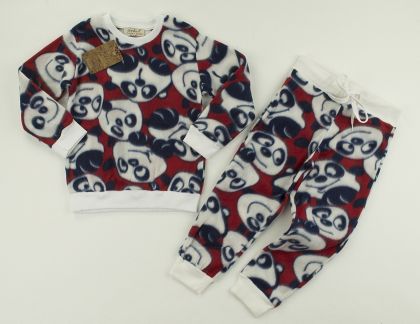Поларена пижама панди 