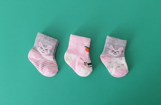 Бебе  чорапи 3 чифта в кутия "Bebelinna"