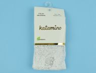 Бял бамбуков чорапогащник с камъчета  "Katamino"