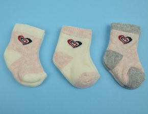 Бебе термо чорапи 3 чифта в кутия "Bebelinna"