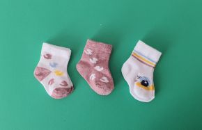 Бебе чорапи 3 чифта в кутия "Bebelinna"