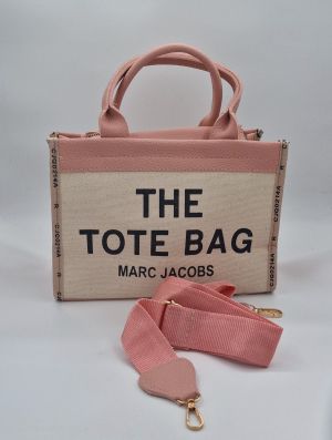 Дамска кожено/текстилна чанта The tote bag 