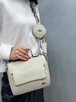 Дамска кожена чанта с портмоне